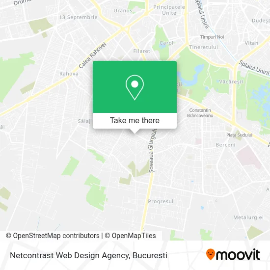 Netcontrast Web Design Agency map