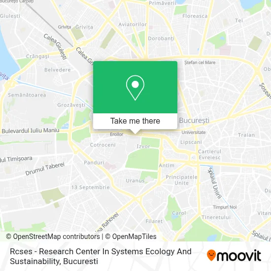 Rcses - Research Center In Systems Ecology And Sustainability map