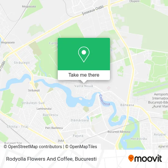 Rodyolla Flowers And Coffee map