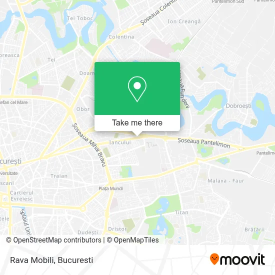 Rava Mobili map