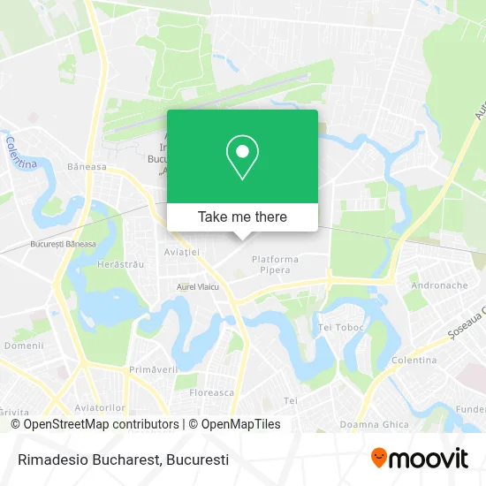 Rimadesio Bucharest map