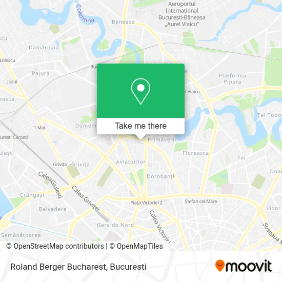 Roland Berger Bucharest map