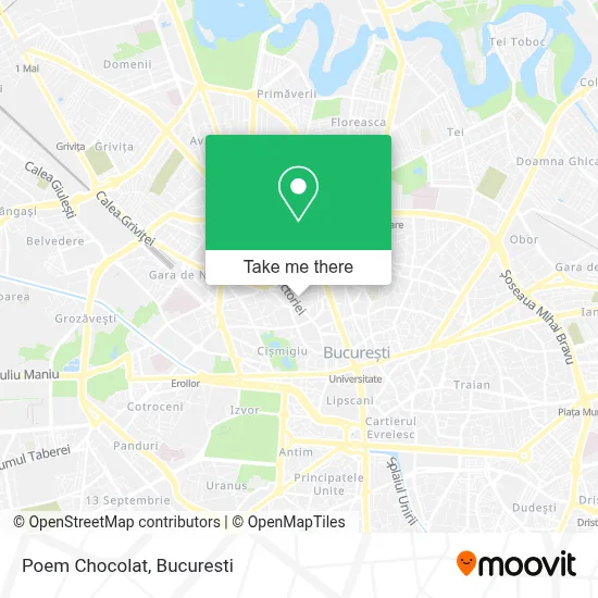 Poem Chocolat map