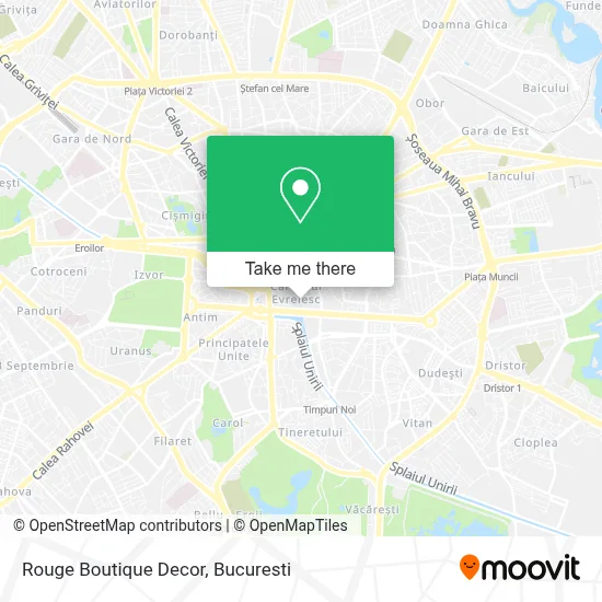 Rouge Boutique Decor map