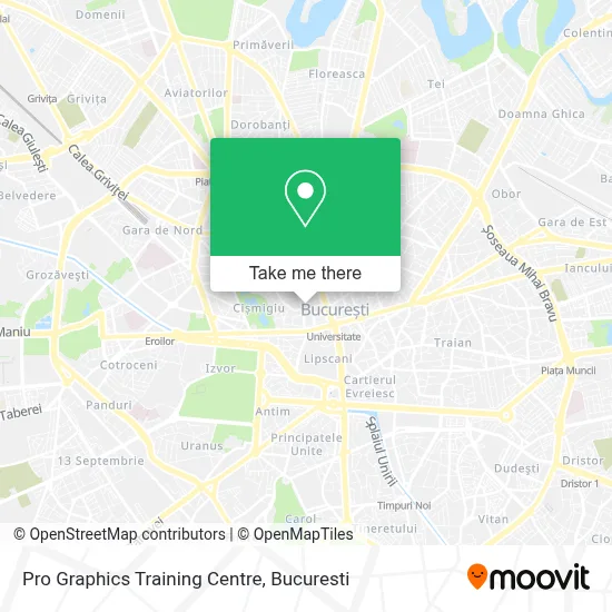 Pro Graphics Training Centre map