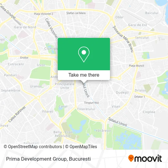 Prima Development Group map