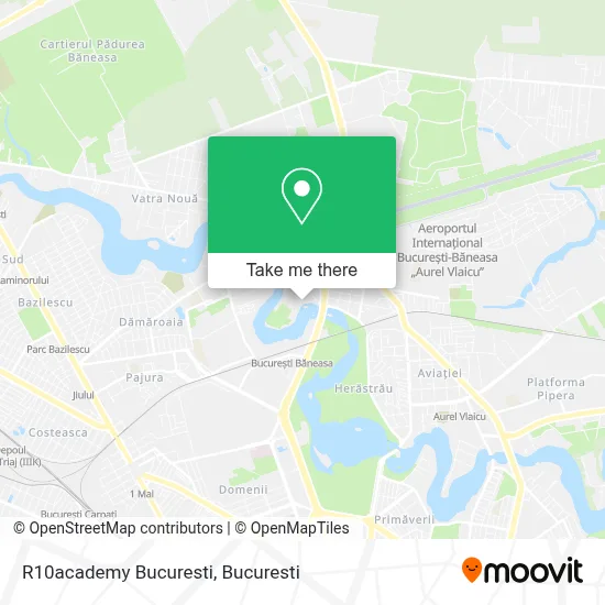 R10academy Bucuresti map