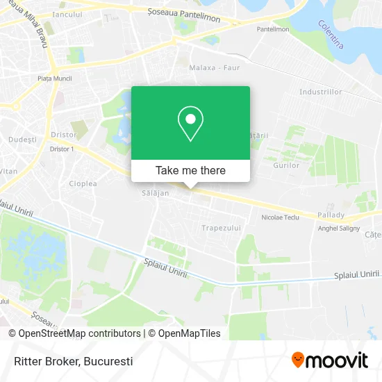 Ritter Broker map