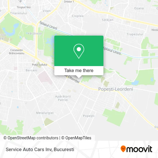 Service Auto Cars Inv map