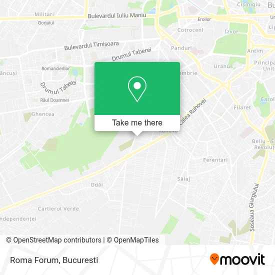 Roma Forum map