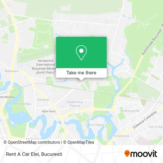 Rent A Car Elei map