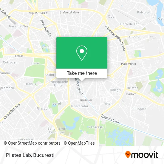 Pilates Lab map