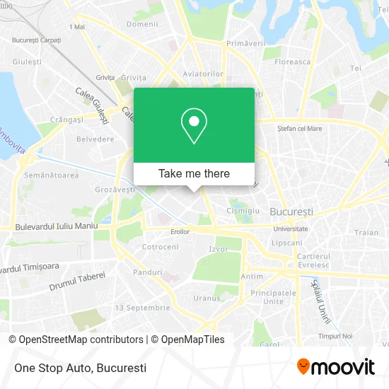 One Stop Auto map