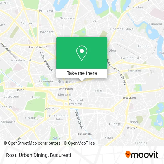 Rost. Urban Dining map