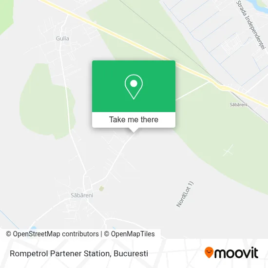 Rompetrol Partener Station map