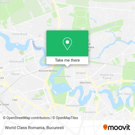 World Class Romania map