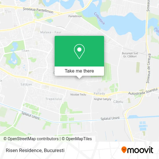 Risen Residence map