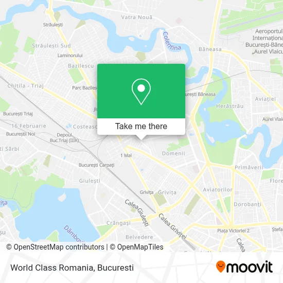 World Class Romania map