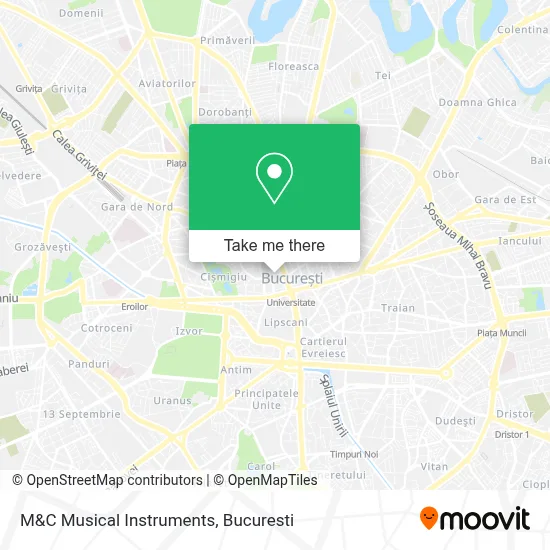 M&C Musical Instruments map