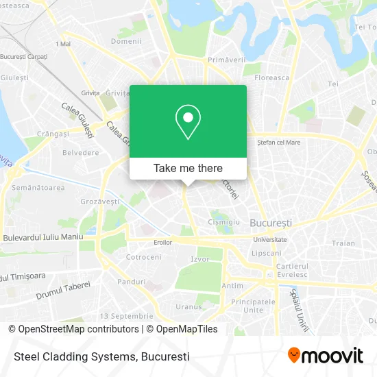 Steel Cladding Systems map