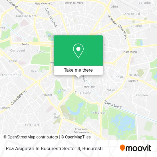 Rca Asigurari In Bucuresti Sector 4 map