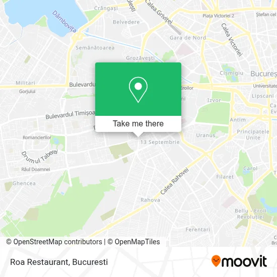 Roa Restaurant map