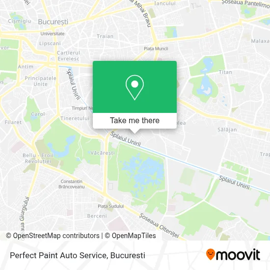 Perfect Paint Auto Service map