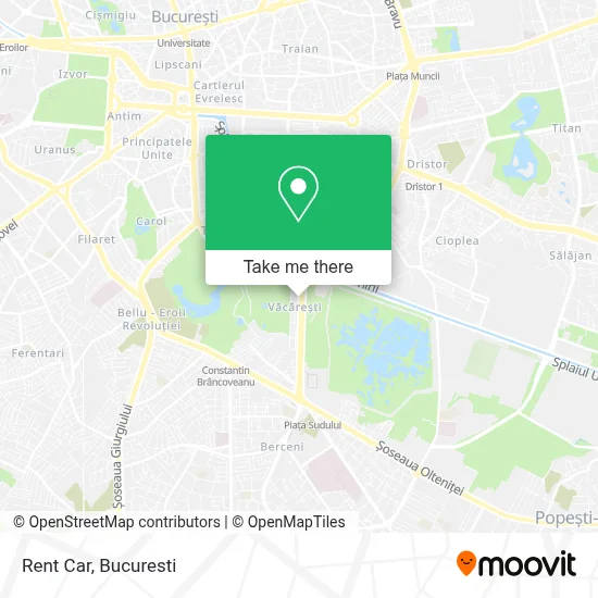 Rent Car map