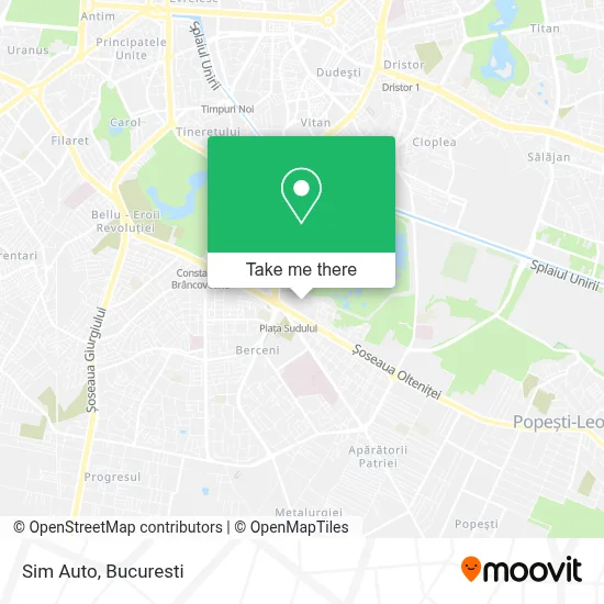 Sim Auto map