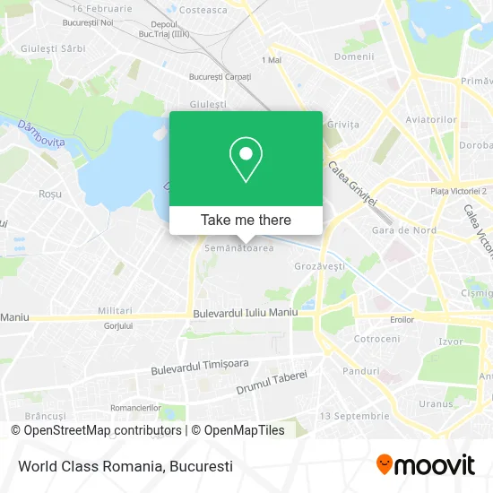 World Class Romania map