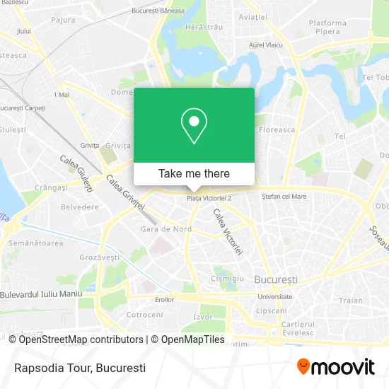 Rapsodia Tour map