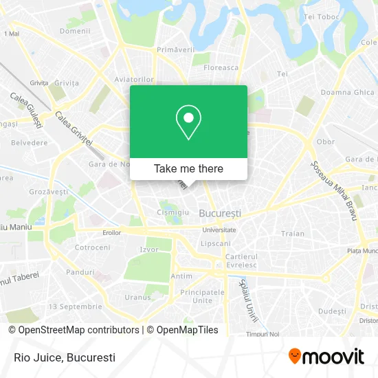 Rio Juice map