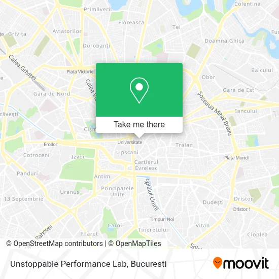 Unstoppable Performance Lab map