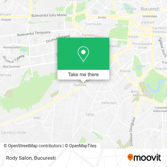 Rody Salon map