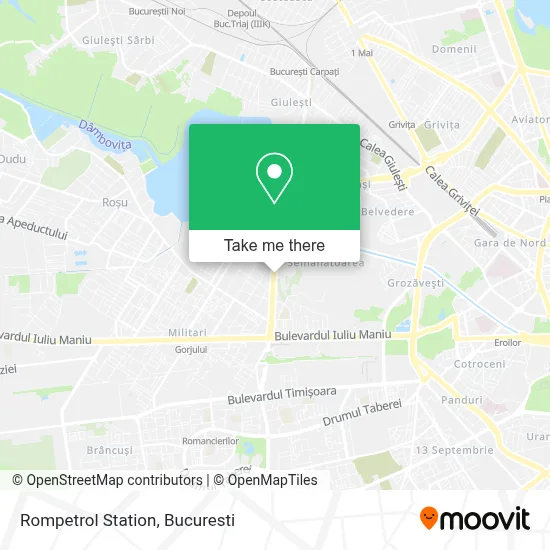 Rompetrol Station map
