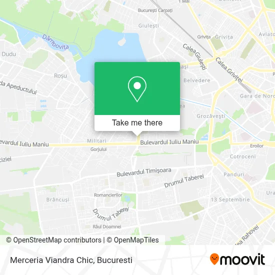 Merceria Viandra Chic map