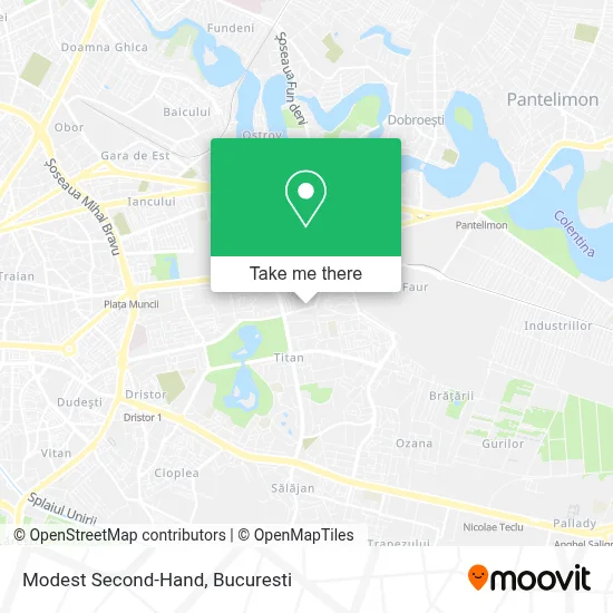 Modest Second-Hand map
