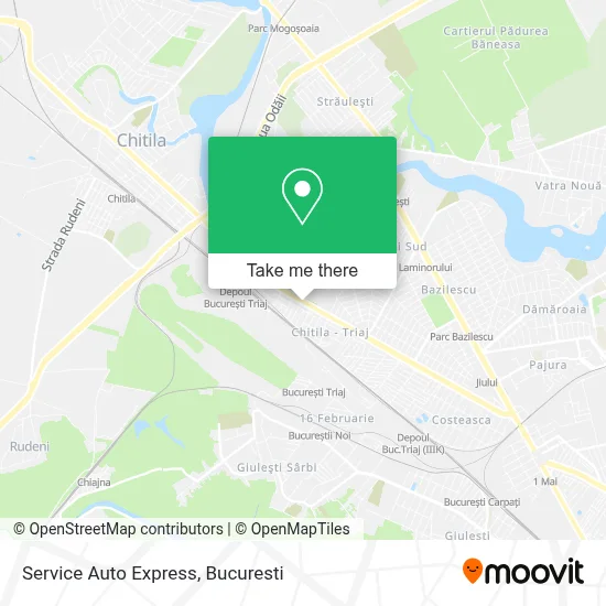 Service Auto Express map