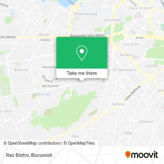 Raz Bistro map