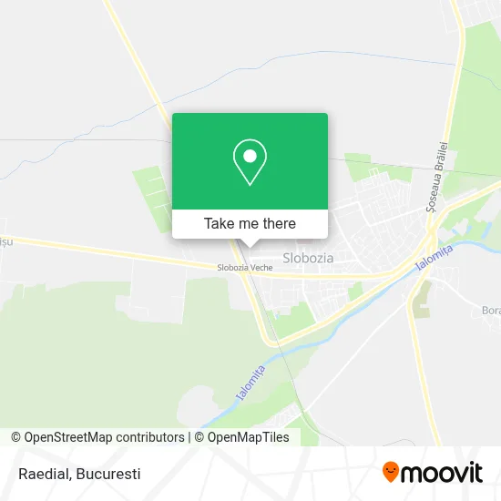 Raedial map
