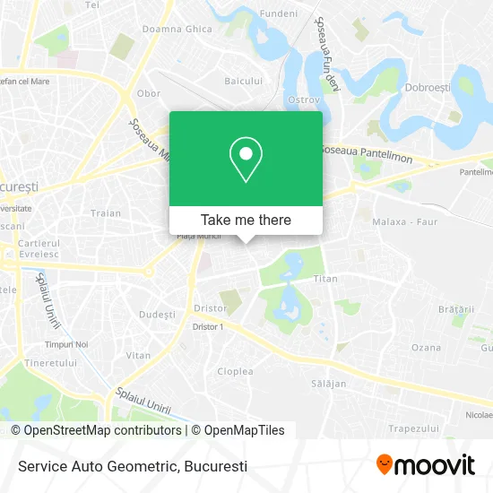 Service Auto Geometric map