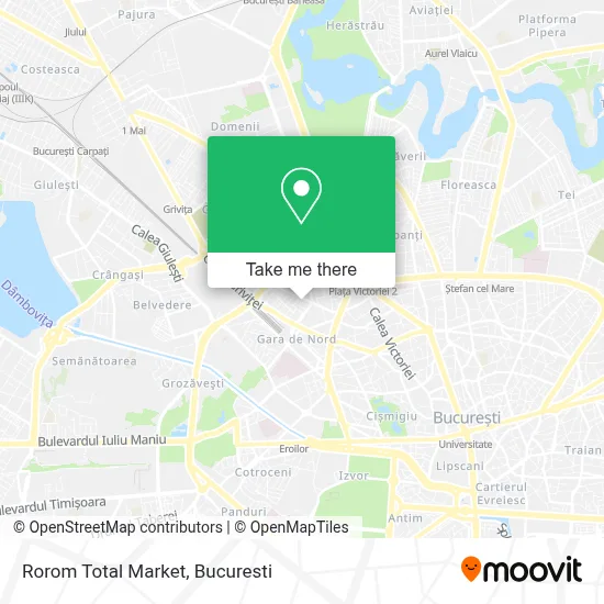 Rorom Total Market map