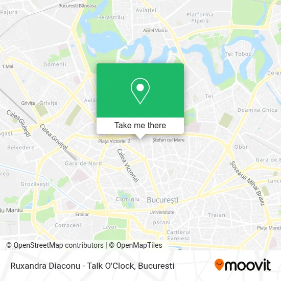 Ruxandra Diaconu - Talk O'Clock map