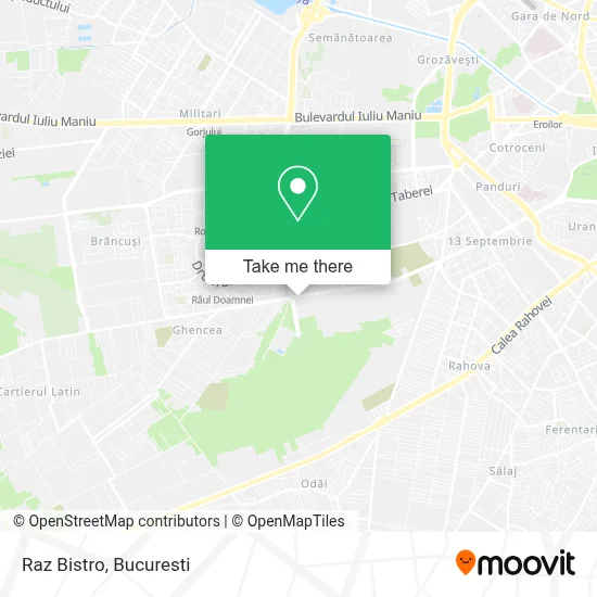 Raz Bistro map