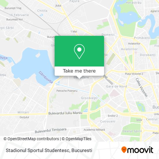 Stadionul Sportul Studentesc map