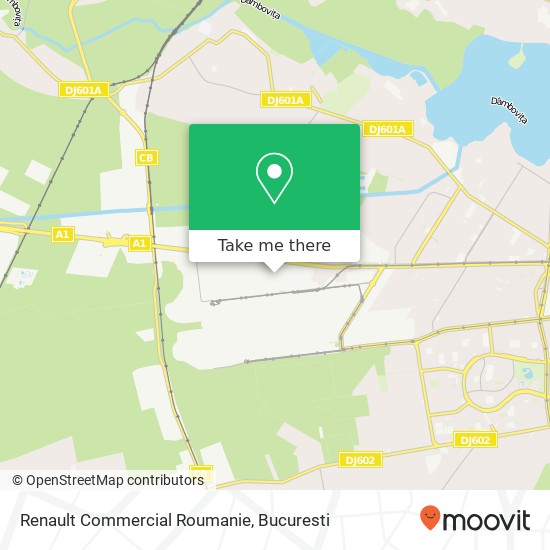 Renault Commercial Roumanie map