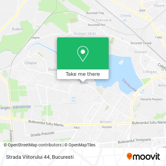 Strada Viitorului 44 map