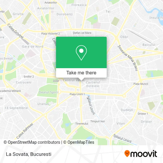 La Sovata map