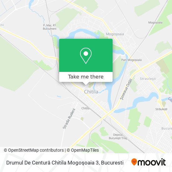 Drumul De Centură Chitila Mogoşoaia 3 map
