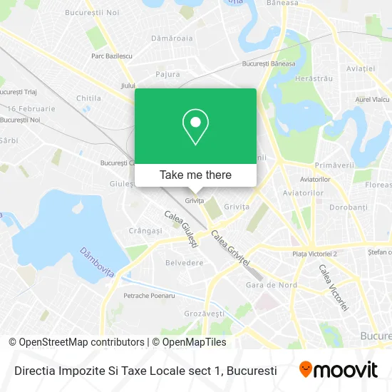 Directia Impozite Si Taxe Locale sect 1 map